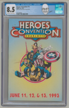 George Perez Pedigree Collection Copy CGC 8.5 Heroes Con 1993 Convention Program - £77.86 GBP