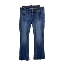 American Eagle Womens Jeans Adult Size 6 Short Medium Wash Blue Denim St... - £20.40 GBP