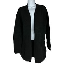 H&amp;M Women&#39;s Basic Cardigan Sweater Size S Black Long Sleeved - £14.53 GBP