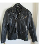 NEW Ron Tomson LA Capsule Faux Leather Moto Jacket Black ART-71046 Size ... - $198.00