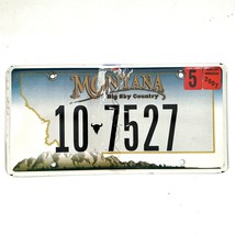 2007 United States Montana Carbon County Passenger License Plate 10 7527 - £14.73 GBP