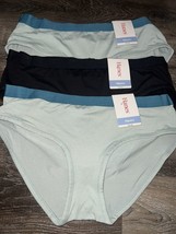 Hanes ~ 3-Pair Womens Hipster Underwear Panties Polyester Blend ~ L/7 - £15.84 GBP