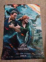 Jurassic World Fallen Kingdom - Movie Poster With Chris Pratt - £16.49 GBP
