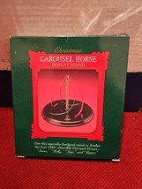 Hallmark 1989 Carousel Horse Christmas Ornament Display Stand - $14.86 CAD