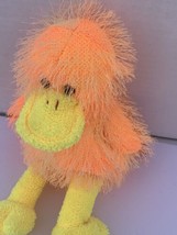 Ty Punkies Duck FLIPFLOP Plush Bright Orange &amp; Yellow  Shaggy 2002 - £8.96 GBP