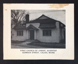 1st Church of Christ Scientist Calais Maine J. Hamilton Lewis C.S. Lectu... - $25.00