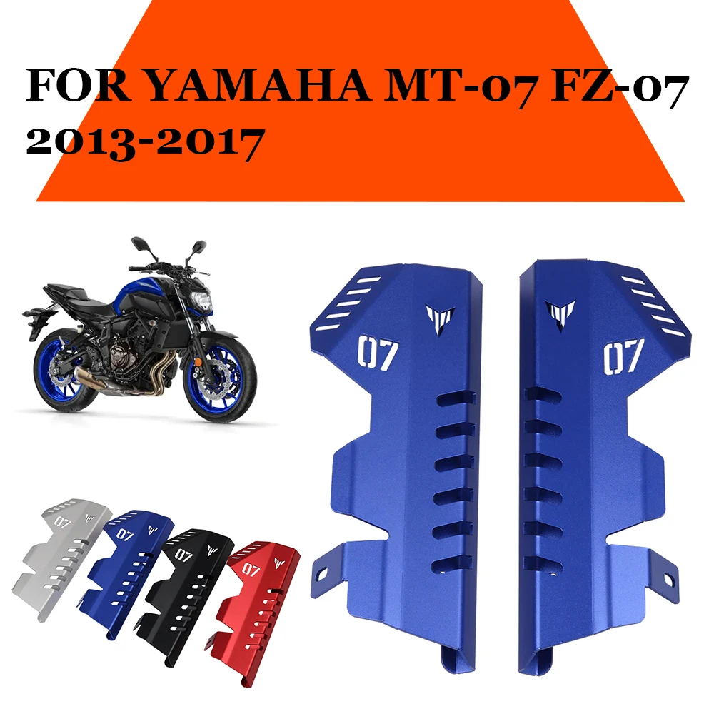 Side Radiator Grille Cover Guard For Yamaha MT-07 MT07 FZ-07 FZ07 2013 2014 2015 - £17.01 GBP+