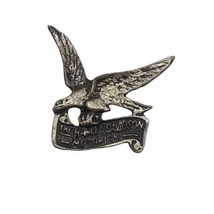 Vintage Harley Davidson 1978 Eagle Flying Wings Holding Banner Collectible Pin - £37.34 GBP