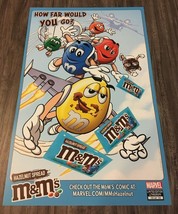Marvel Comics M&amp;M M&amp;M&#39;S Paratroopers NYCC PROMO POSTER PRINT Orange Gree... - $14.85
