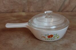VTG CorningWare WILDFLOWER 1 PINT HANDLED PAN SKILLET P-81-B WITH LID EU... - €12,12 EUR
