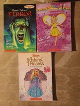 Lot Of 3 Kids Children Chapter Books Barbie Island Princess Lizzie Sweet Treats - £9.32 GBP