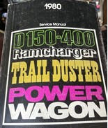 1980 Chrysler D150-400 Ramcharger Trail Duster Power Wagon Service Manual - $47.37 CAD