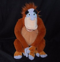 12&quot; Disney Store Jungle Book Core King Louie Orangutan Stuffed Animal Plush Toy - £18.98 GBP