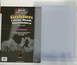 3 Loose BCW Golden Comic Book Topload Holder Toploaders New - £14.30 GBP