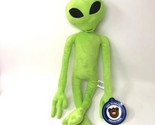 18-Inch Alien Plush Lime Green Eyes Glow In The Dark Plush Toy New - $18.95