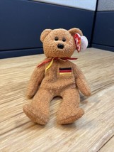 Vintage 1999 Ty Beanie Baby Germania the Bear P.V.C. Pellets Errors KG - $14.85