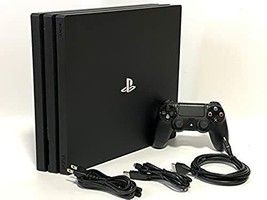Pre-ownedplaystation 4 Pro Sony PS4 Console Jet Noir 1TB (CUH-7200BB01) - £283.80 GBP