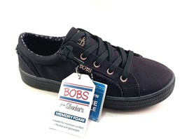 Bobs from Skechers 113328 Black Memory Foam Casual Slip On Sneaker - $50.00