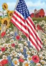  America the Beautiful House Flag 1334 - $13.95