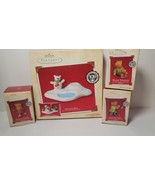 Hallmark 2002 Snow Cub Club Holiday Hill Bears Keepsake Ornament Set 4 P... - $360.94 MXN