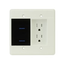 Power Series In-Wall Surge Protector W/Recessed Dual Outlet, 1080 Joules - £36.44 GBP