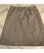 Pendleton Plus 16 Tan Lightweight Pencil Skirt Wool Blend Knee Length Lined - $53.75