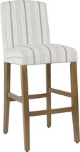 Homepop Parsons Classic Upholstered High Back Curved Top Barstool, 29-In... - £115.19 GBP