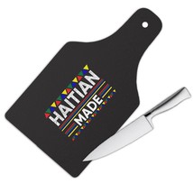 Haitian Made : Gift Cutting Board Haiti Colorful Flags For Tourist Souvenir Lati - £22.79 GBP