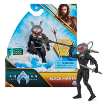 Spin Master Aquaman and the Lost Kingdom Black Manta 4&quot; Figure Mint on Card - £6.95 GBP