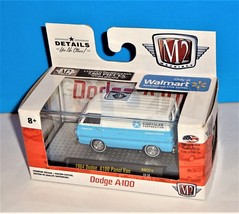 M2 Machines 1964 Dodge A100 Walmart Exclusive WMTS14 Blue &amp; White Chrysler Corp - £9.35 GBP