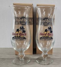 Hard Rock Cafe Mall of America Hurricane Drinking Glass w/ Box - Set Of 2 - $19.34
