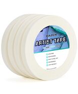 Bazen Artist Tape 4 Pack 1in x 660ft White Acid-Free Masking Tape - $17.60 CAD