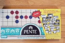 Vintage Pente Board Game Parker Brothers  Fast-Paced Easy to Learn 1989 New - $29.65