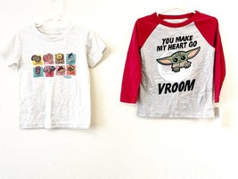 NWT Well Worn Los Angeles Boy&#39;s Short Sleeve &amp; Star Wars Long Sleeve T-S... - $7.14