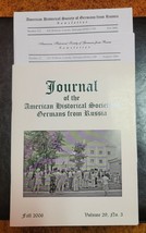 JOURNAL Germans From Russia Genealogy Fall 2006 AHSGR Book Archive Volga Germans - £9.08 GBP