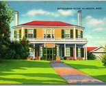 Antiquarian House Plymouth Massachusetts MA UNP Unused Linen Postcard F10 - $2.92