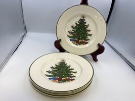 Set 5 Cuthbertson Original Christmas Tree Dinner Plates - £156.20 GBP