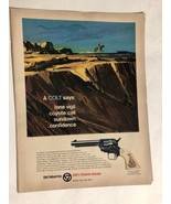 Colt Army Pistol Print Ad  Advertisement Vintage pa4 - $133.50 MXN