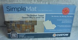 SimpleMat Custom Tile Setting Mats 10 sq ft Coverage 6.5 Sheets 9&quot; x 18&quot; PARTIAL - £10.27 GBP