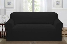 Kathy Ireland Daybreak Sofa Slipcover Black - £37.87 GBP