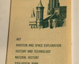 Vintage Smithsonian Institute Brochure Washington Dc BRO3 - £6.99 GBP