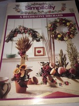 SIMPLICITY Decorative Orchard 3647 Christmas Fall Fruit Harvest hobby crafts - £6.24 GBP