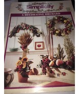 SIMPLICITY Decorative Orchard 3647 Christmas Fall Fruit Harvest hobby cr... - $7.91