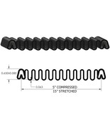 Gordon Glass® Slider to Slider Accordion Boot Seal, 5&quot; Compressed, 15&amp; - $276.00