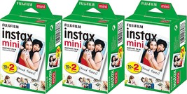 Fujifilm Instax Mini Instant Film (3 Twin Packs, 60 Total Pictures) - - £58.98 GBP