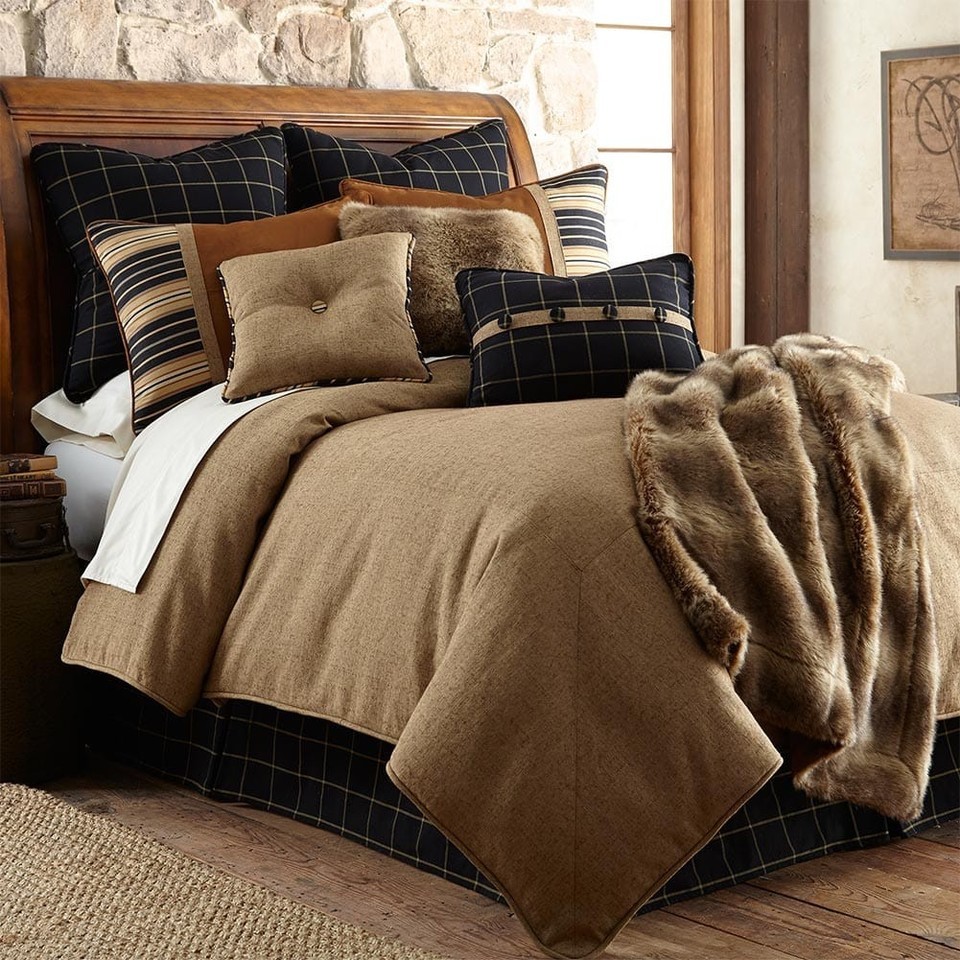 Lodge Elegance Ashbury Bear Bedding Set for Rustic Style - $360.49+