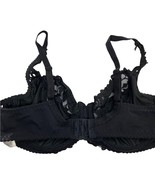 Fantasie 36C Black Lace Vintage Satin Underwire Bra #14471 - $45.56 CAD