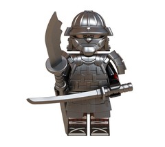 Samurai Warrior Silver Blocks Minifigures - £3.01 GBP