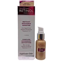 Retinol Instant Radiance Booster Vitamin A+E Brighten Hydrate Anti-Aging Primer - £16.32 GBP