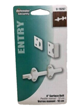 Prime-Line U 10267 Surface Bolt, 4&#39;&#39; In. L, Steel , White - $10.82 CAD